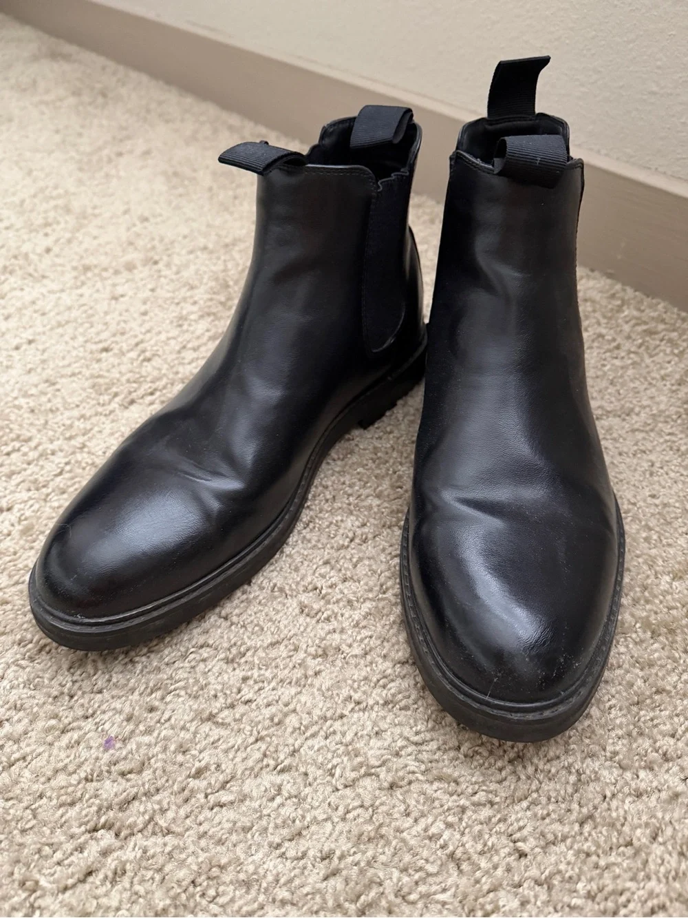 Men's H&M Black Chelsea Boots - Classic Slip-On Ankle Boots